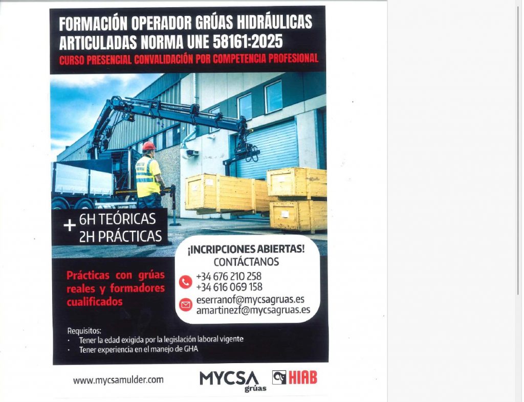 Grúas hidráulicas zaragoza